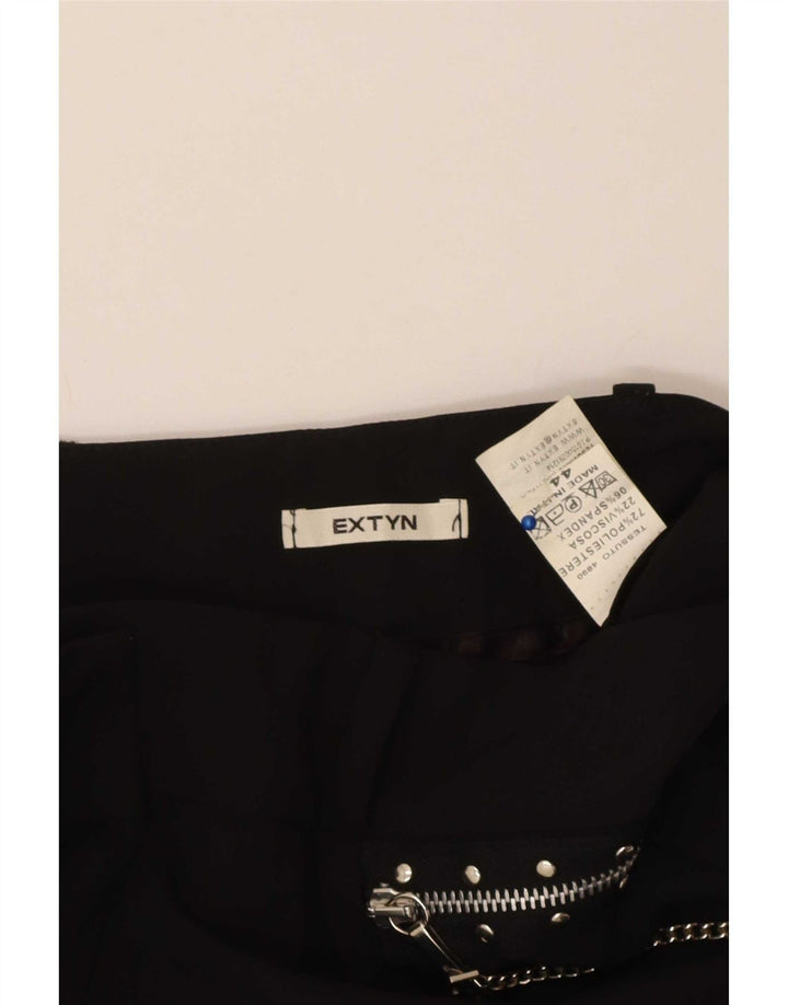 Falda recta para mujer Extyn IT 44 Medium W30 Poliéster negro