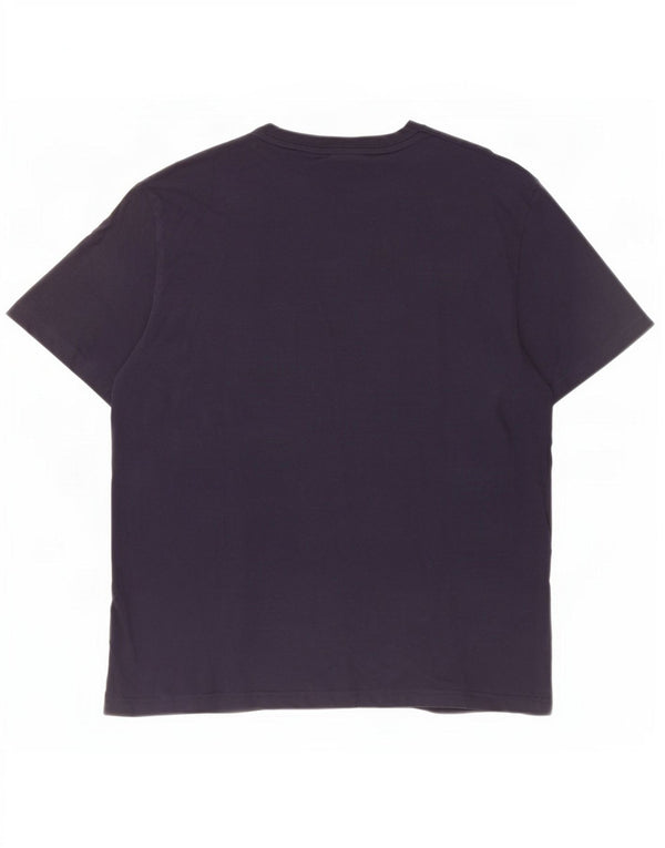Gant Camiseta para hombre Top Large Azul Marino Algodón