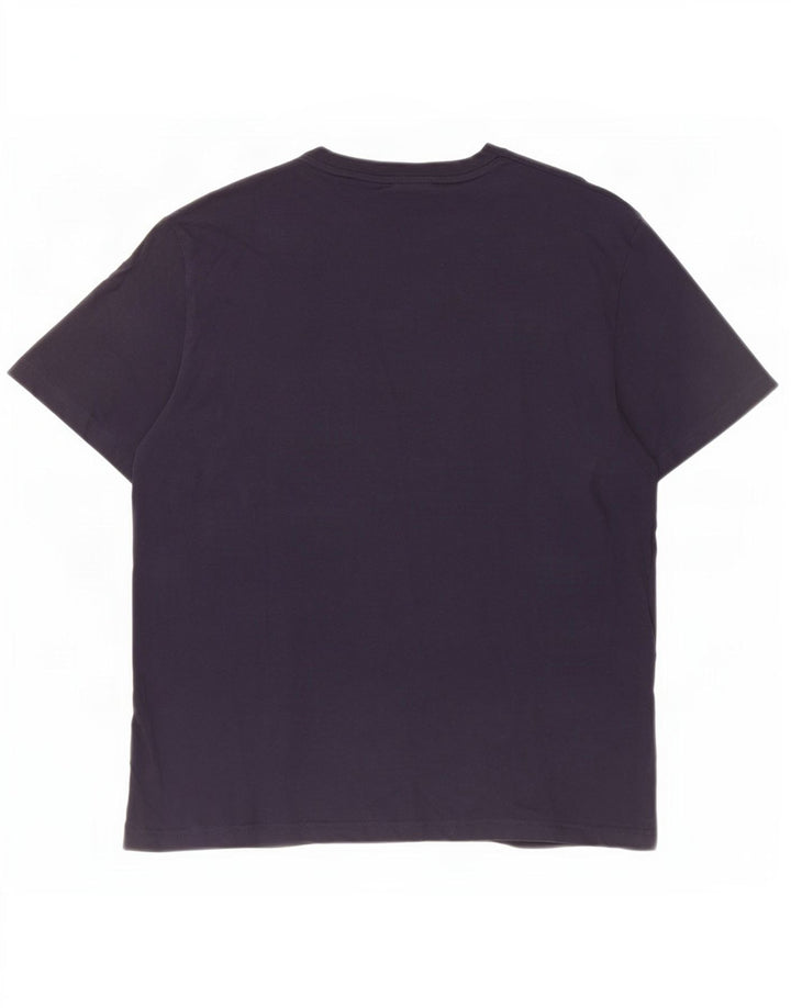 Gant Camiseta para hombre Top Large Azul Marino Algodón