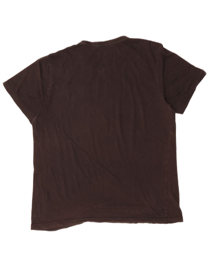 Puma - Camiseta gráfica para hombre, talla grande, algodón negro