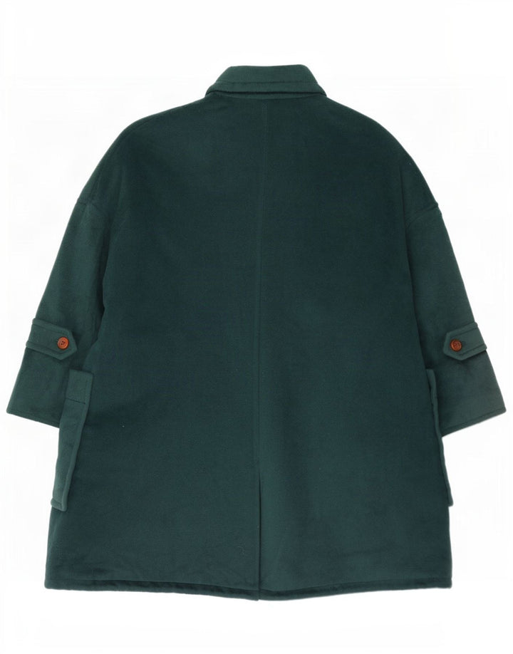 Sportmax Abrigo extragrande para mujer Reino Unido 12 Lana verde medio
