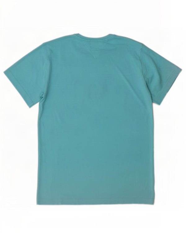 Tommy Hilfiger Mens Graphic T-Shirt Top Small Blue Cotton