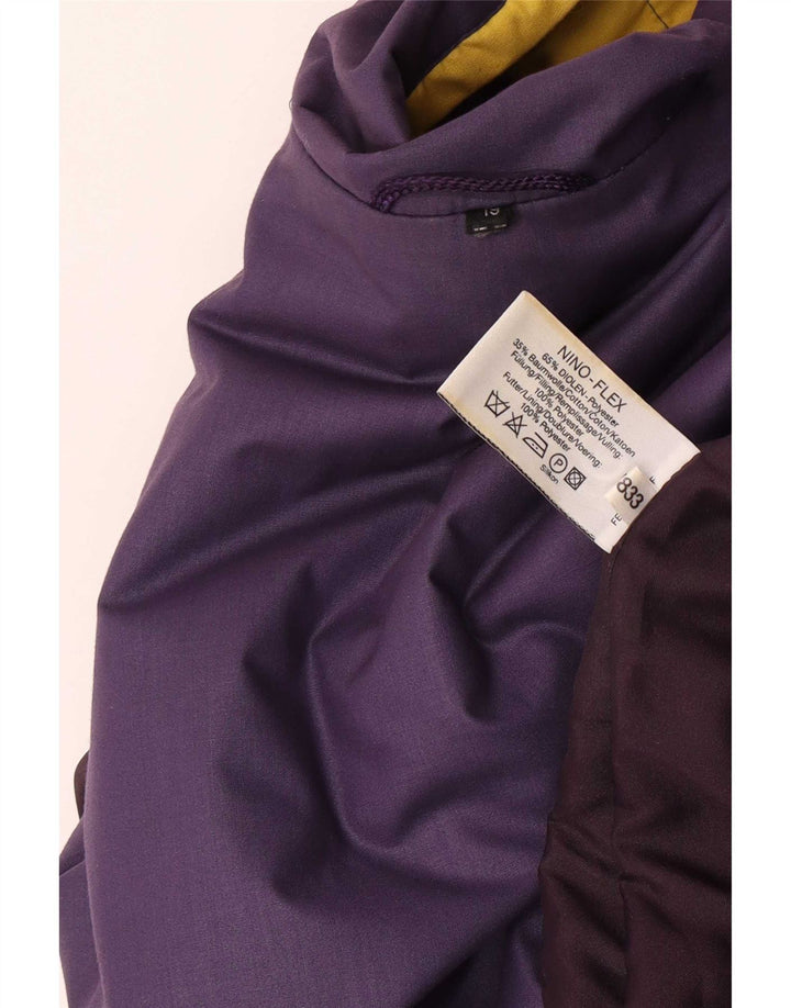 Gabardina NINO para mujer UK 44 Poliéster morado medio