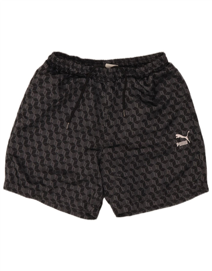 Bañador Puma Hombre Small Negro Geométrico Poliéster