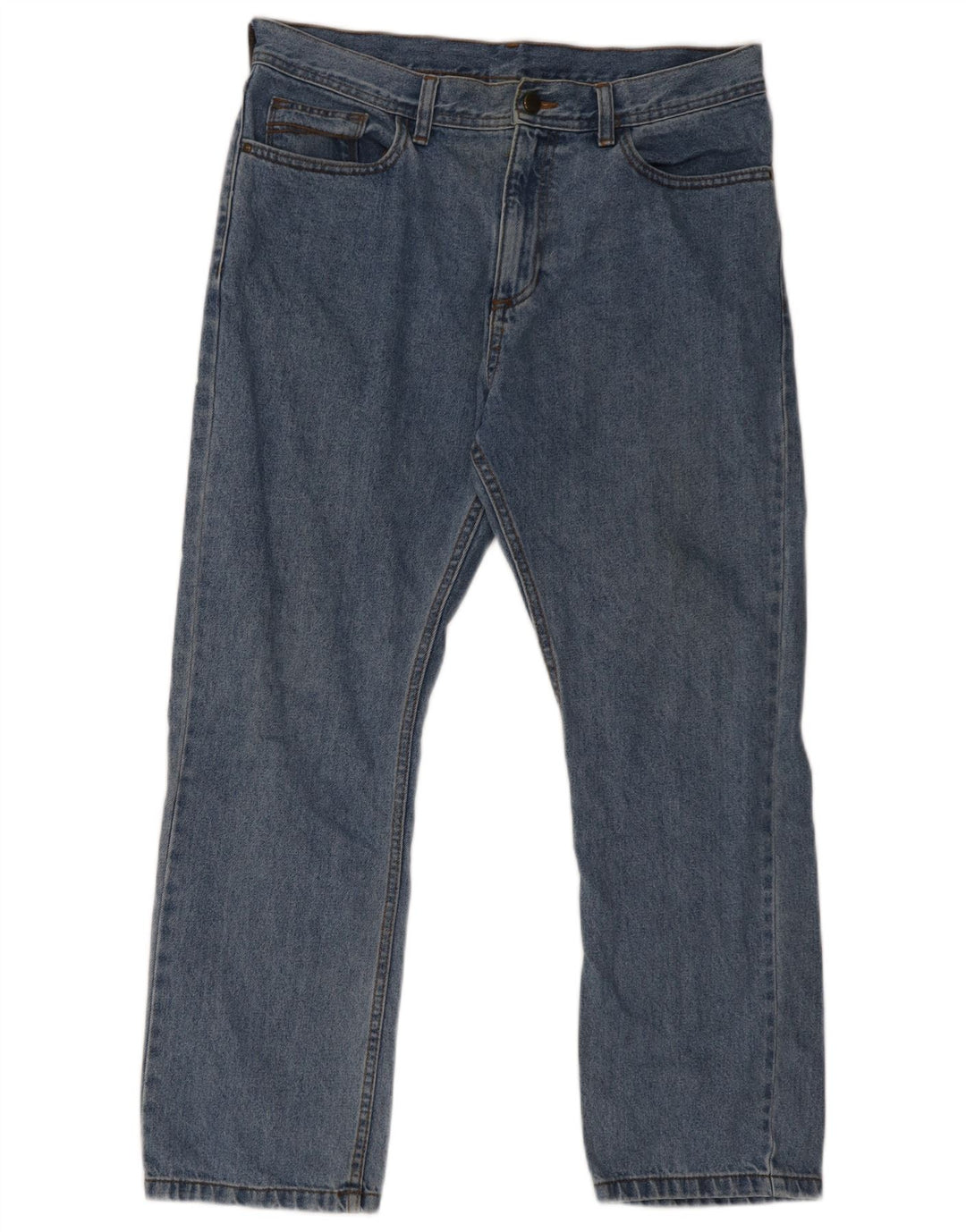 Marks & Spencer Vaqueros rectos para hombre W34 L29 Algodón azul