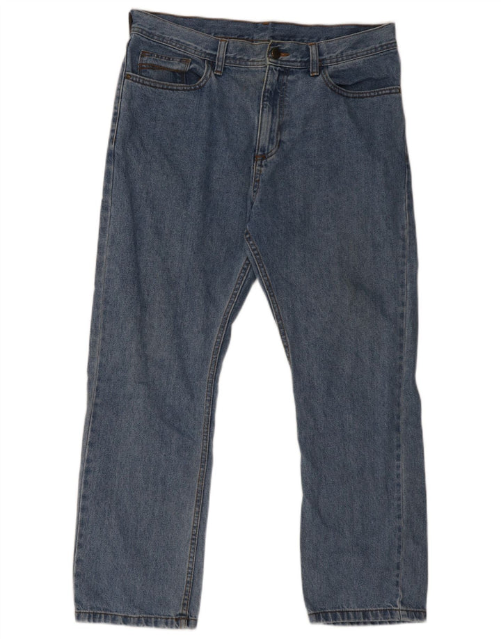 Marks & Spencer Vaqueros rectos para hombre W34 L29 Algodón azul