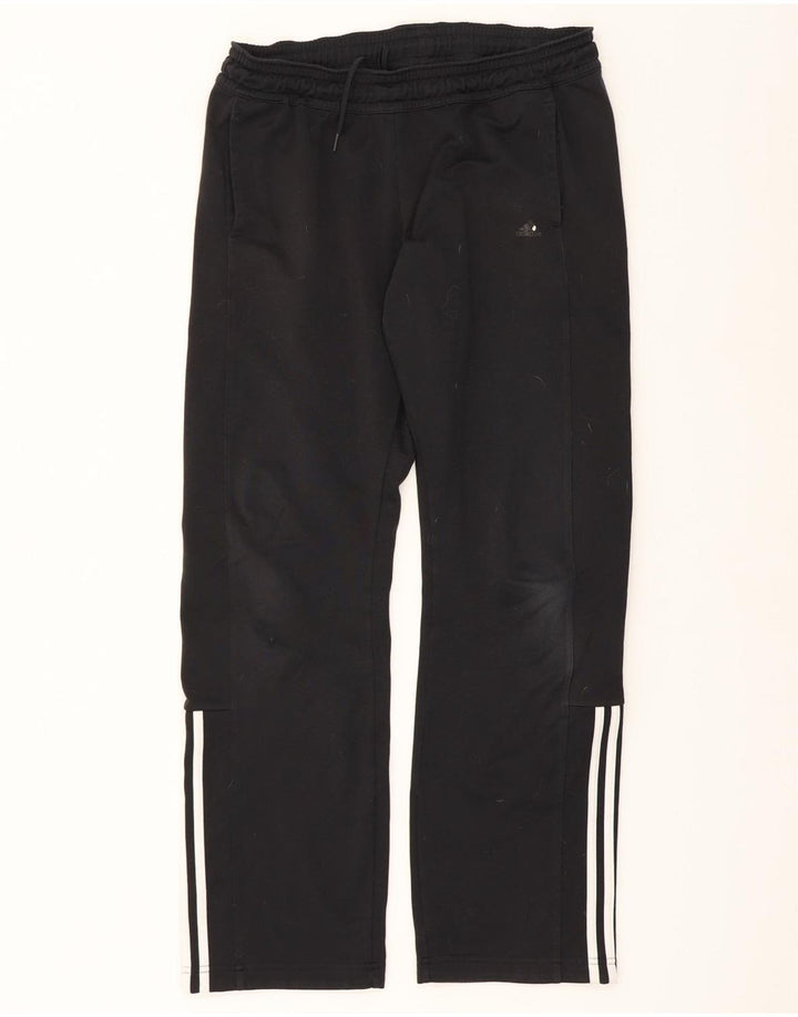 ADIDAS Womens Tracksuit Trousers Small Black Polyester Vintage Adidas and Second-Hand Adidas from Messina Hembry 