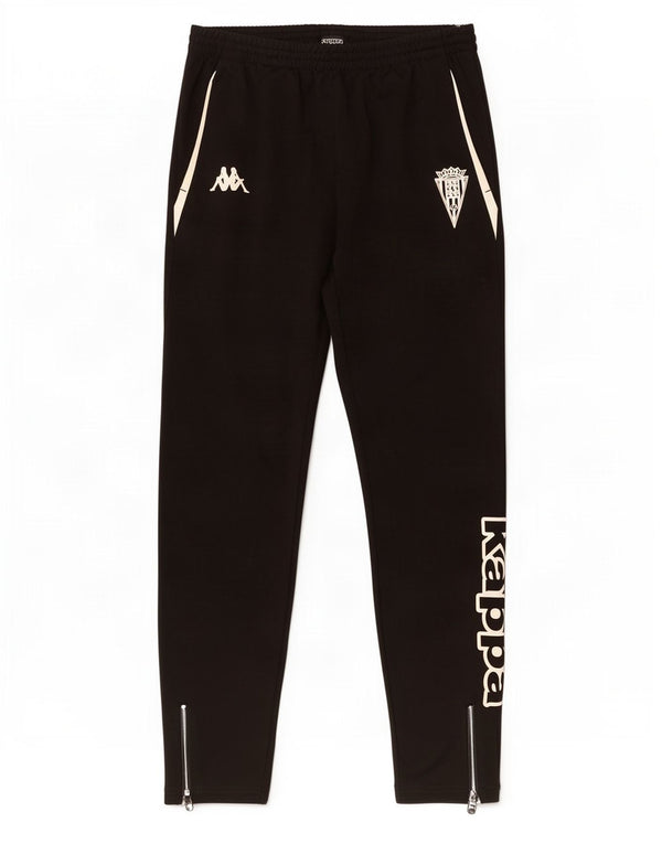 Kappa Hombre Pantalones De Chándal Gráfico XL Negro Poliéster