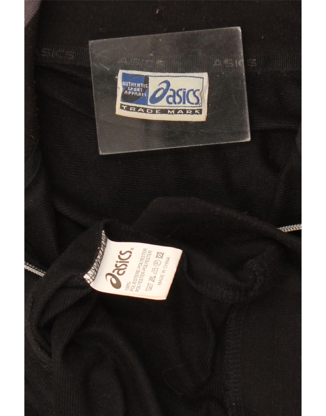 Asics - Chaqueta de chándal para mujer, talla 40, poliéster negro mediano