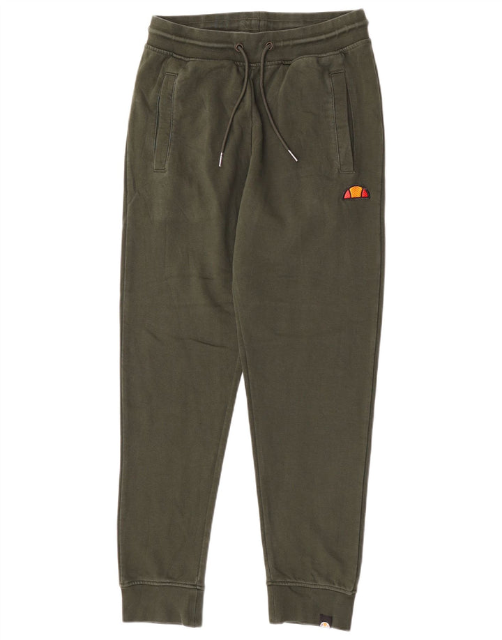 Ellesse Pantalones De Chándal Joggers Small Khaki Algodón Hombre