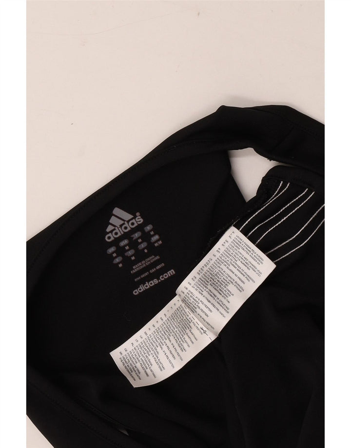 Adidas Mono corto sin mangas para mujer UK 12 Mediano Negro Poliéster