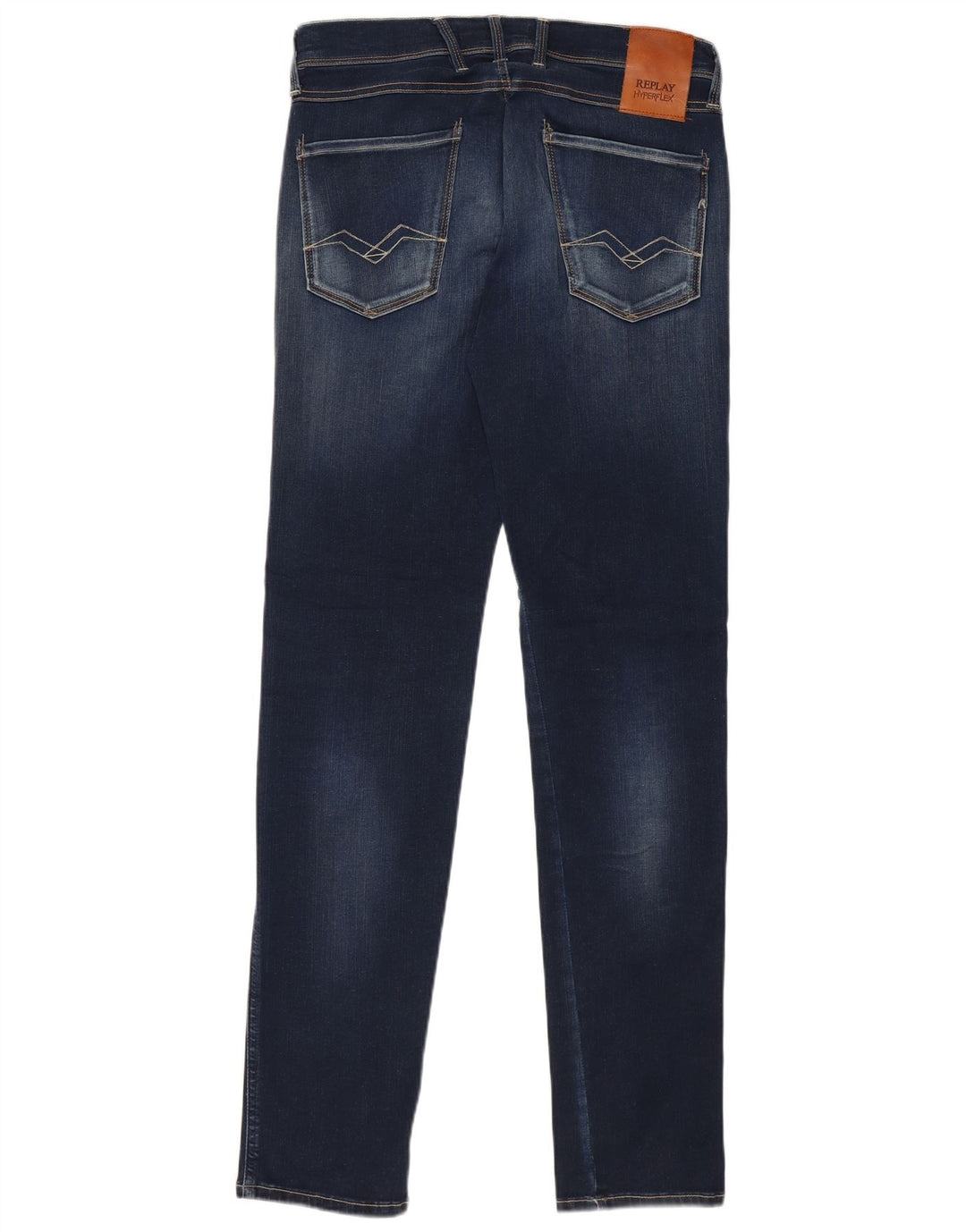 REPLAY Mujer Anbass Slim Jeans W30 L32 Azul Marino Algodón