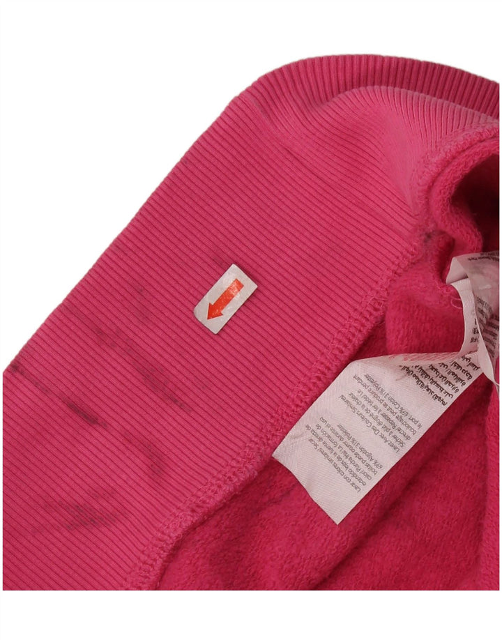 JACK WILLS Sudadera extragrande para mujer Jersey UK 14 Algodón rosa medio