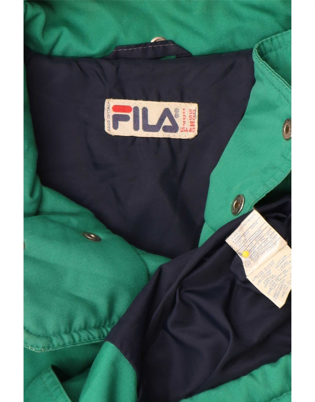 Fila Chaqueta de esquí para hombre IT 50 Poliéster verde medio
