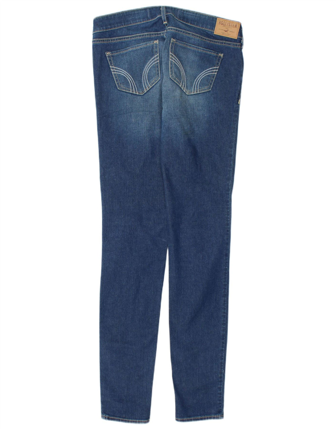 HOLLISTER Jeans largos ajustados para mujer US 3 XS W26 L33 Algodón azul