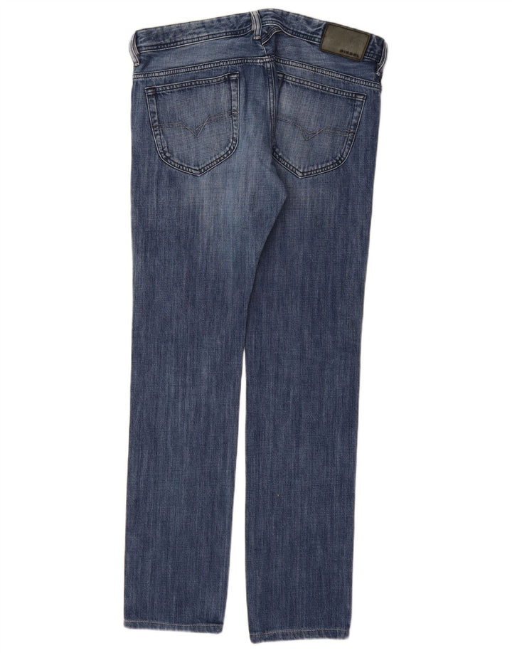 Diesel Hombre Vaqueros Slim W32 L32 Algodón Azul