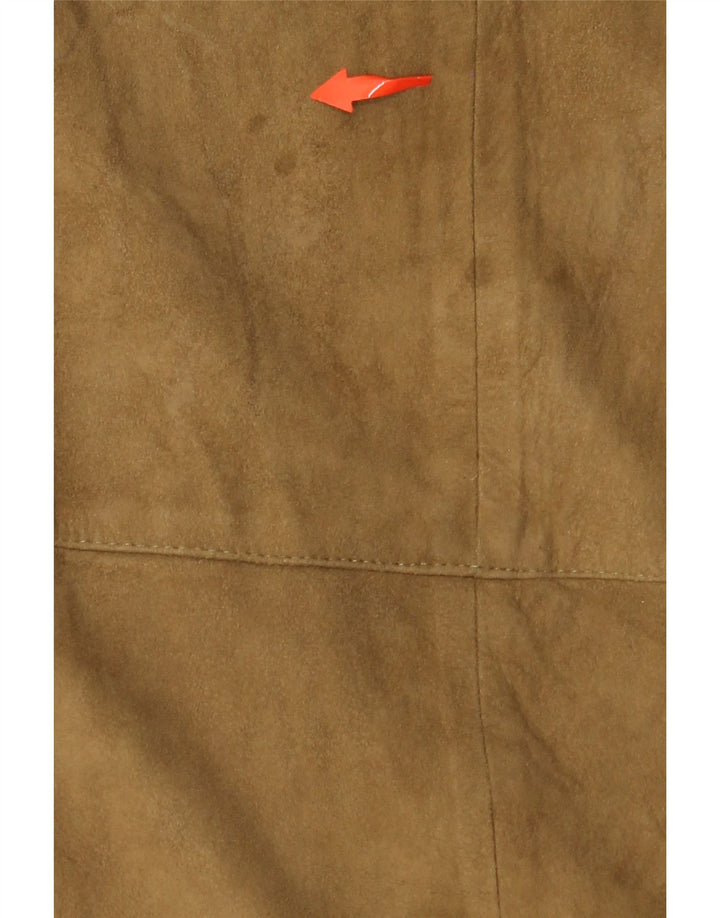 ANFOR Womens A-Line Skirt IT 44 Medium W28  Beige