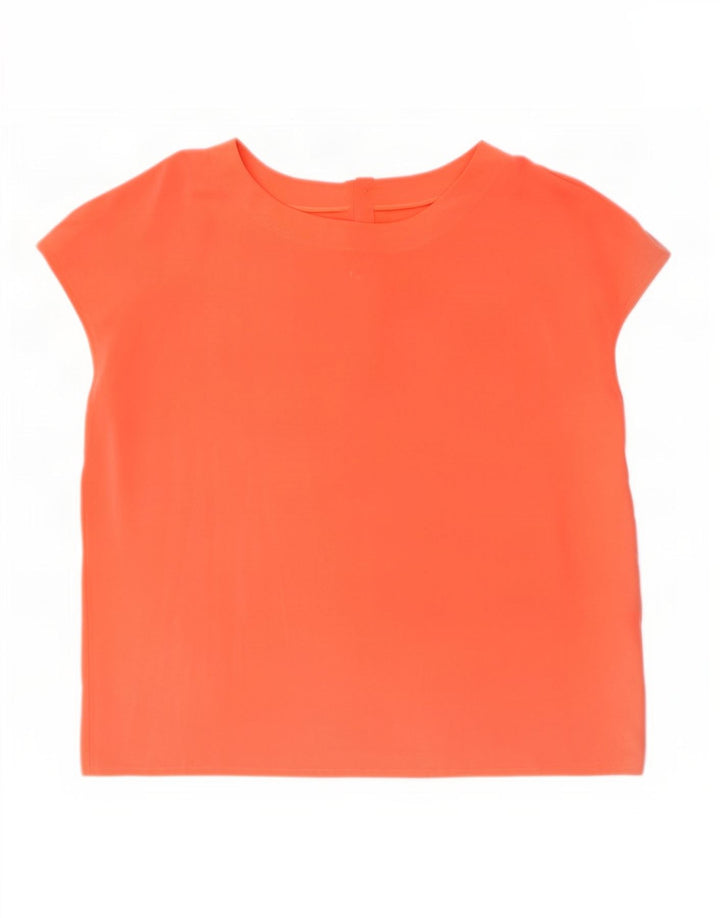 Blusa vintage para mujer Top UK 18 XL Naranja