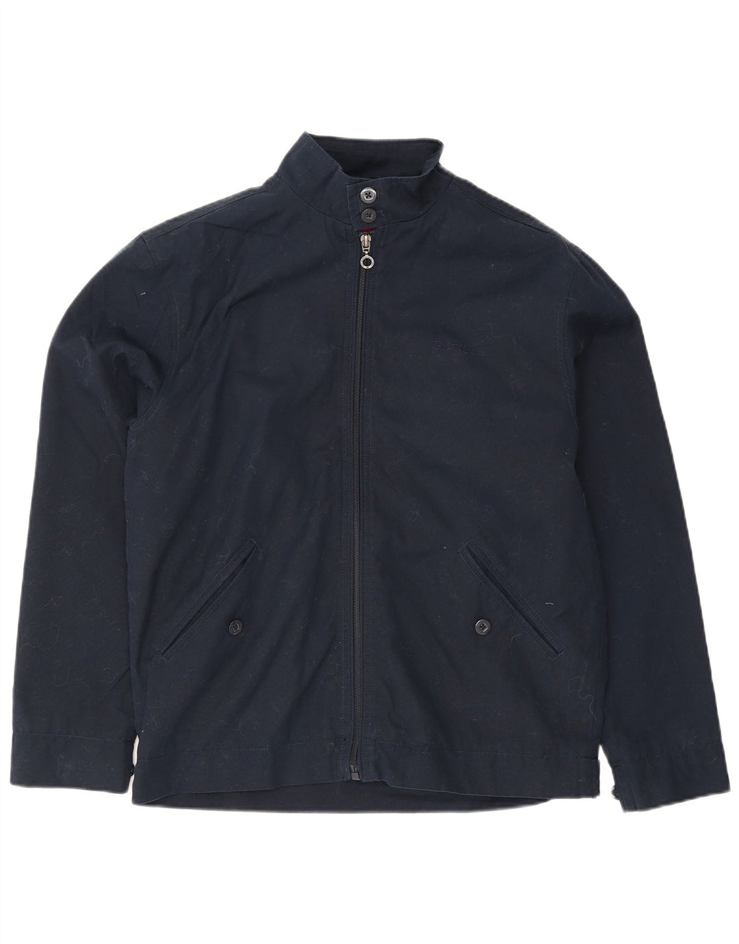 Ben Sherman Chaqueta Bomber para Hombre UK 38 Mediana Azul Marino Algodón