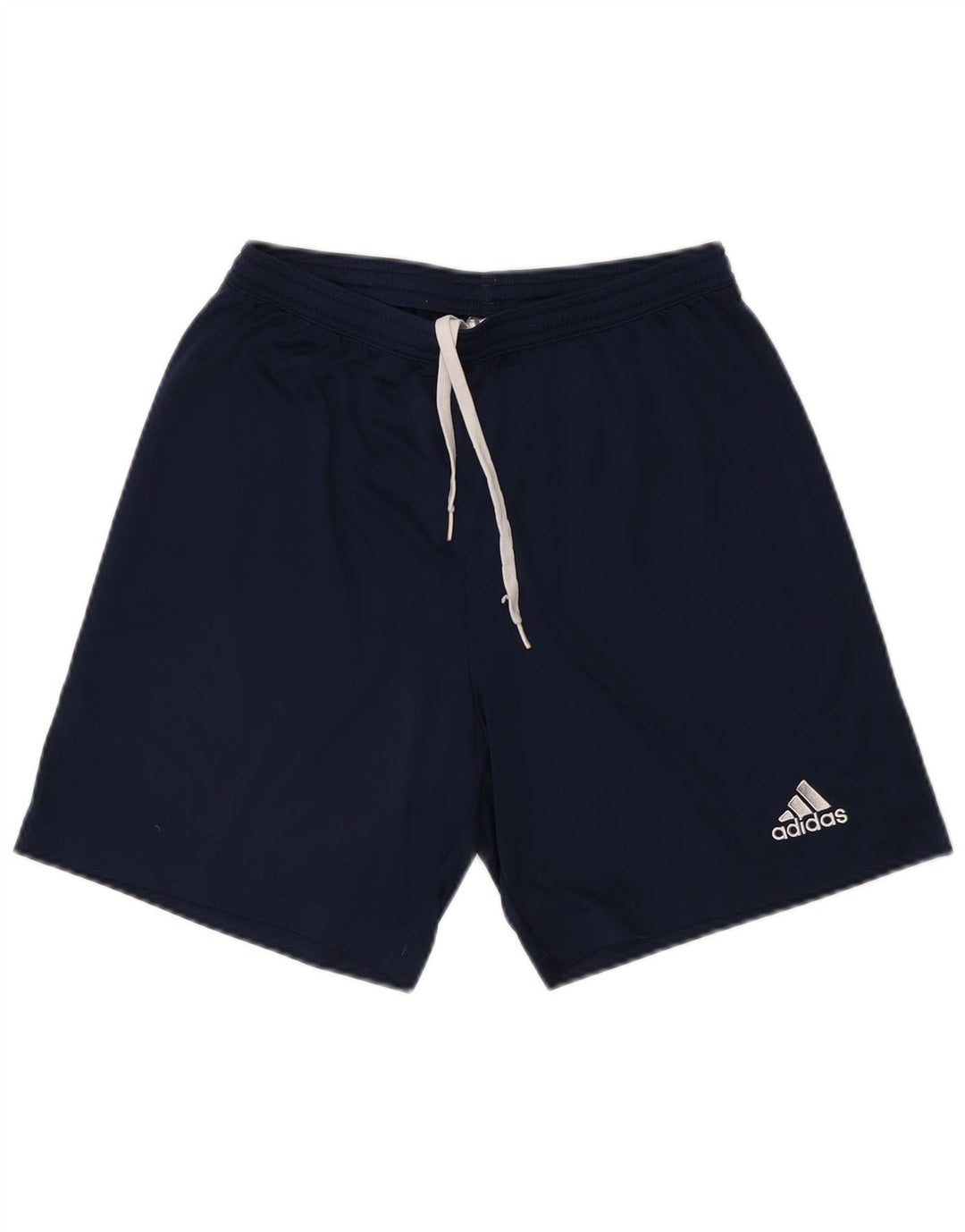Adidas - Pantalones cortos deportivos para hombre, talla grande, color azul marino, poliéster, deportivos
