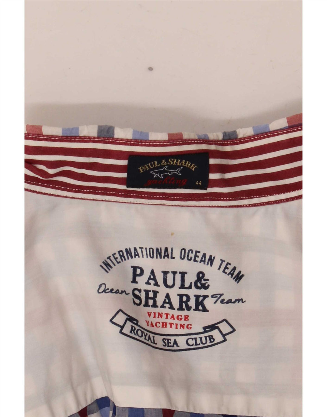 Camisa náutica para hombre Paul & Shark Talla 44 XL Vichy multicolor