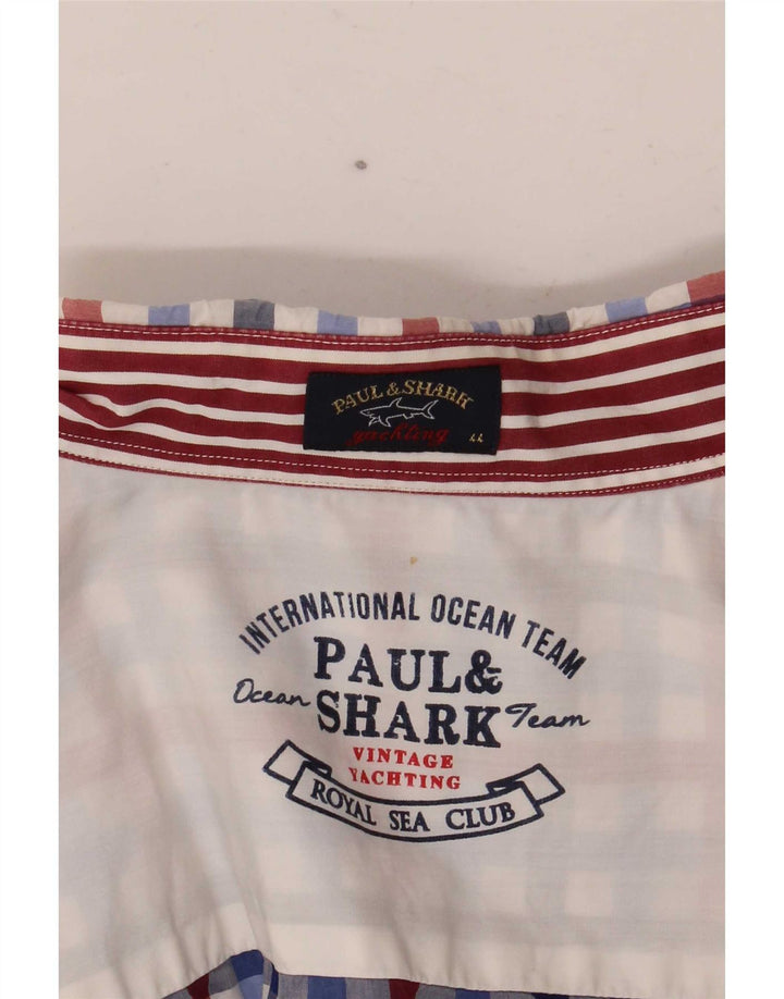 Camisa náutica para hombre Paul & Shark Talla 44 XL Vichy multicolor