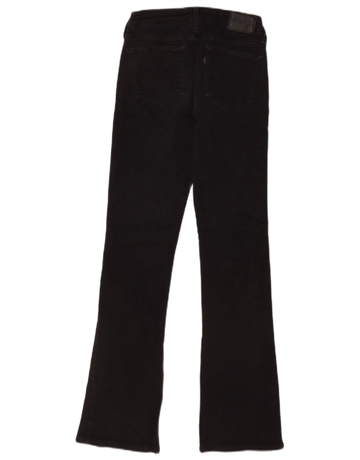Levi's Mujer 715 Vaqueros Bootcut W26 L32 Algodón Negro