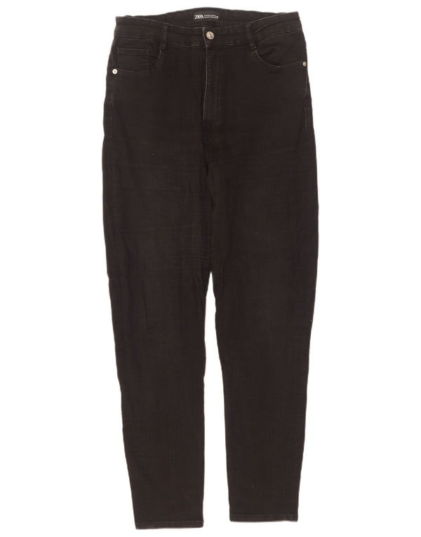 Zara Vaqueros Pitillo Mujer EU 44 XL W34 L30 Negro