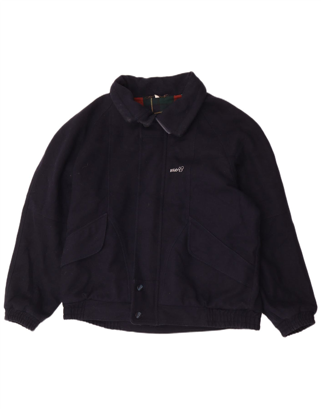 Bailo Chaqueta bomber holgada para hombre IT 52 XL Lana azul marino