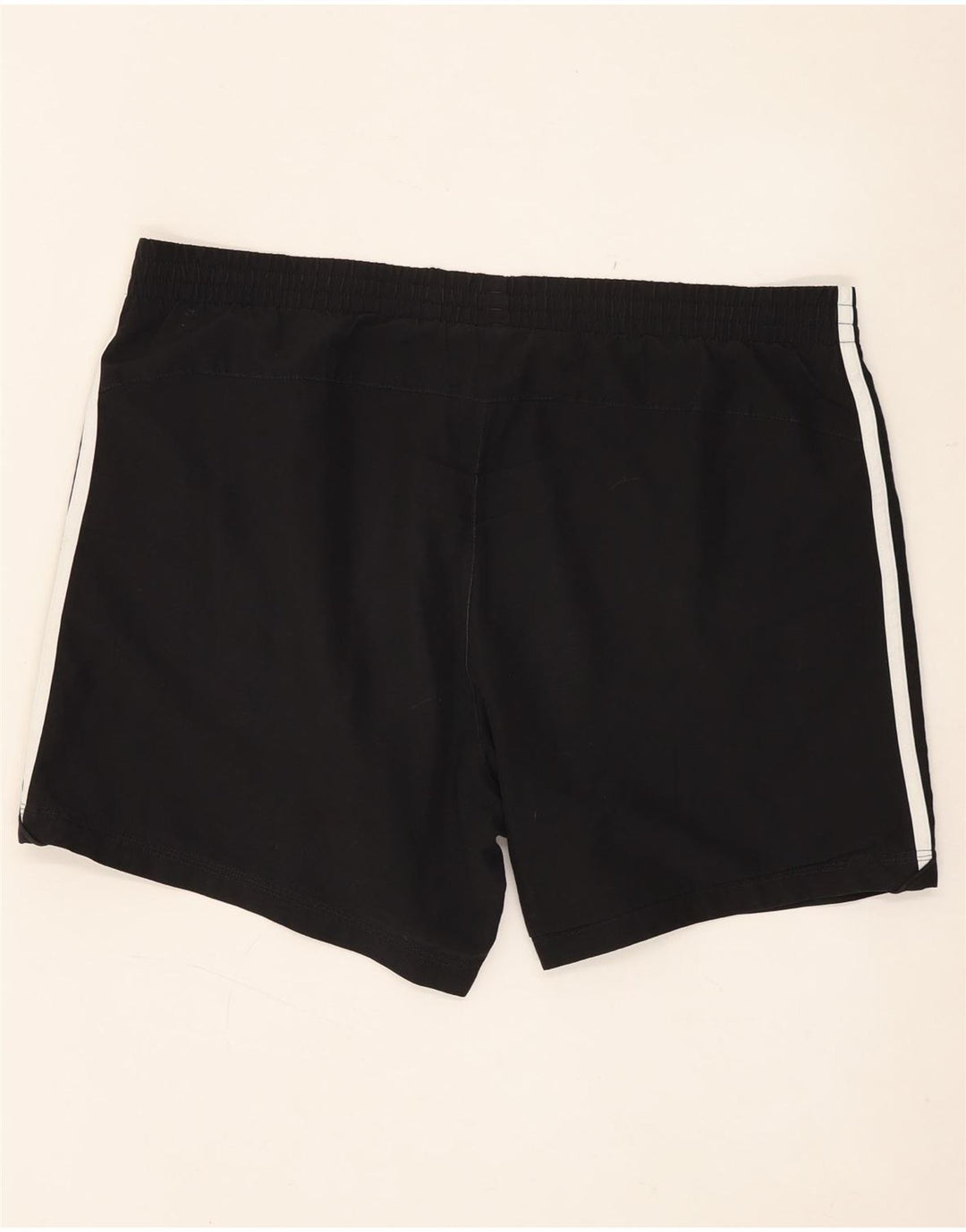 Adidas - Pantalones cortos deportivos para hombre, talla grande, poliéster negro
