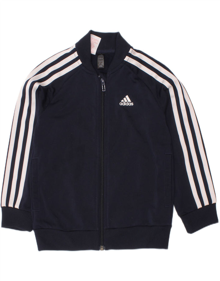 Adidas Chaqueta Chándal Niño 5-6 Años Azul Marino Poliéster