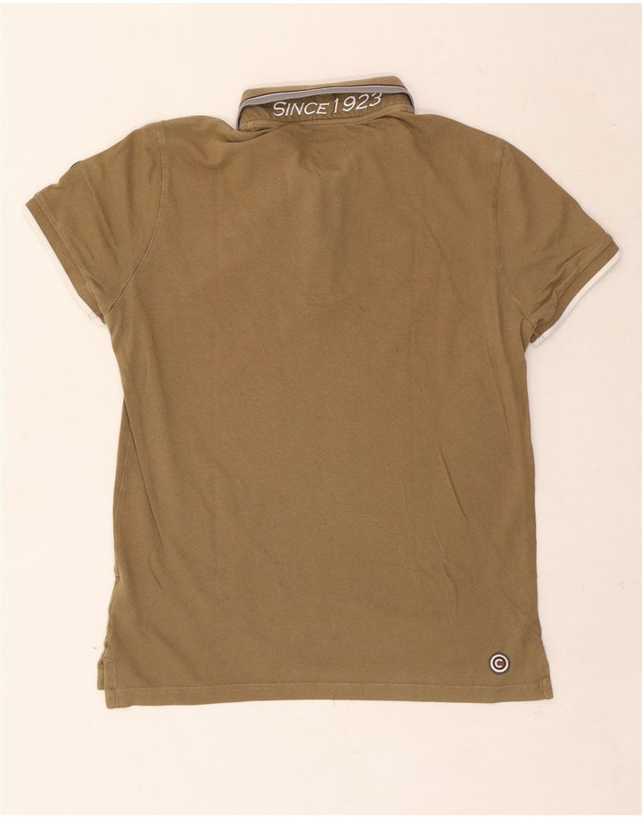 Colmar Polo Estampado De Algodón Caqui Medio | Hombre