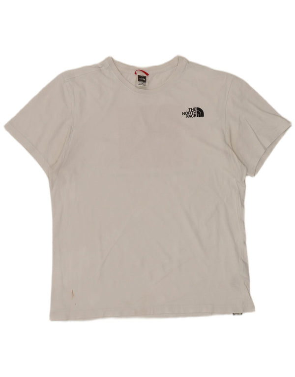 THE NORTH FACE Camiseta gráfica para hombre Top Medium White Cotton