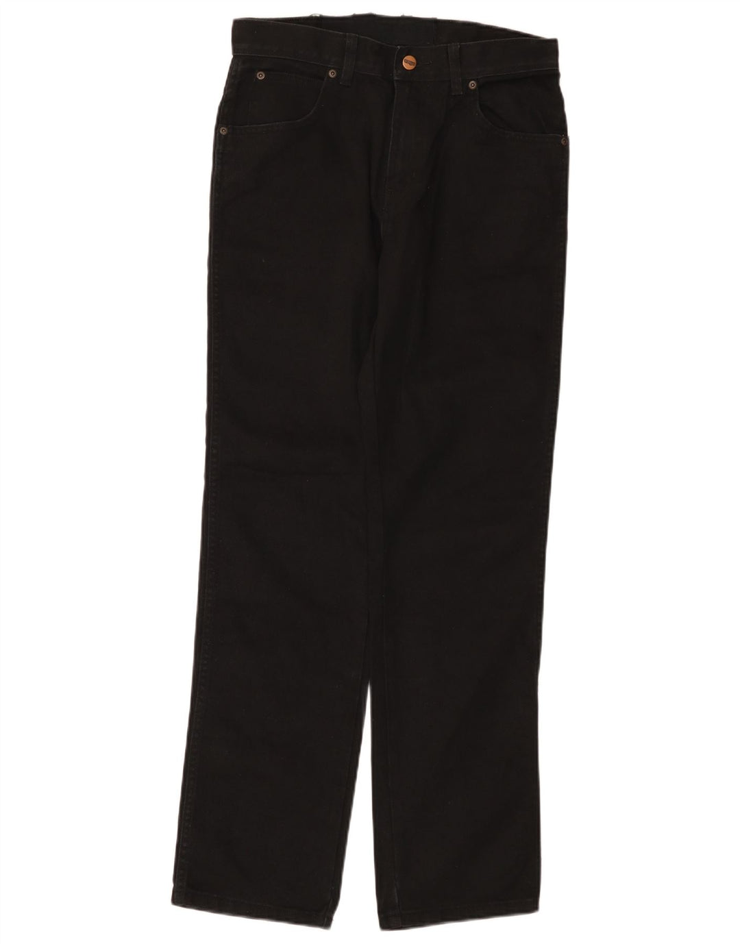 Wrangler Vaqueros rectos para hombre W30 L32 Algodón negro