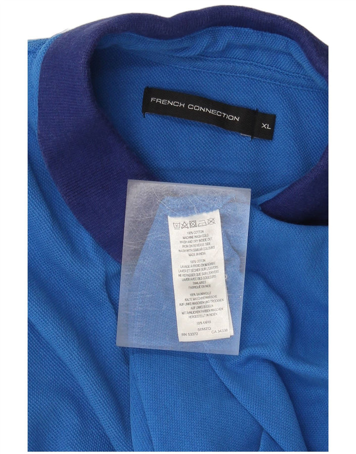 FRENCH CONNECTION Polo Hombre XL Algodón Azul