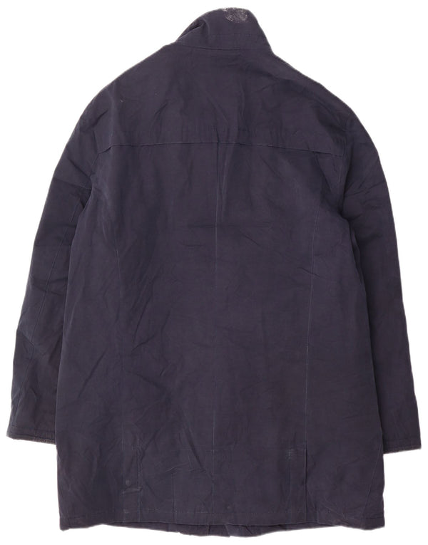 Marks & Spencer Abrigo cortavientos para hombre UK 38 Medium Azul marino Algodón