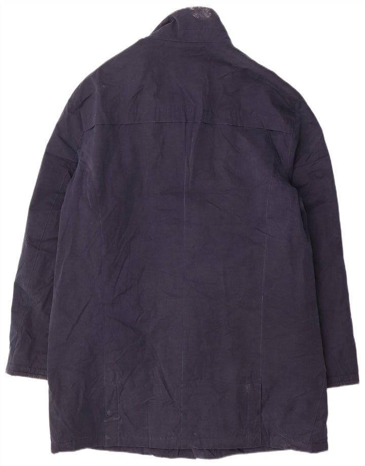 Marks & Spencer Abrigo cortavientos para hombre UK 38 Medium Azul marino Algodón