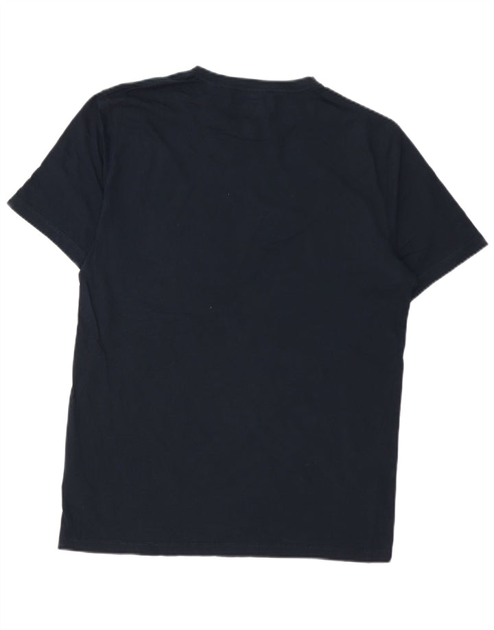 Reiss - Camiseta para hombre, talla grande, color azul marino, algodón