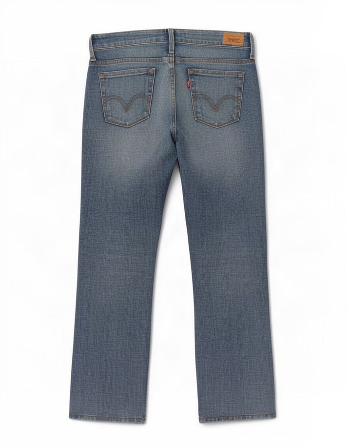 Levi's Jeans 346 Bootcut para mujer US 6 Medium W34 L29 Algodón azul