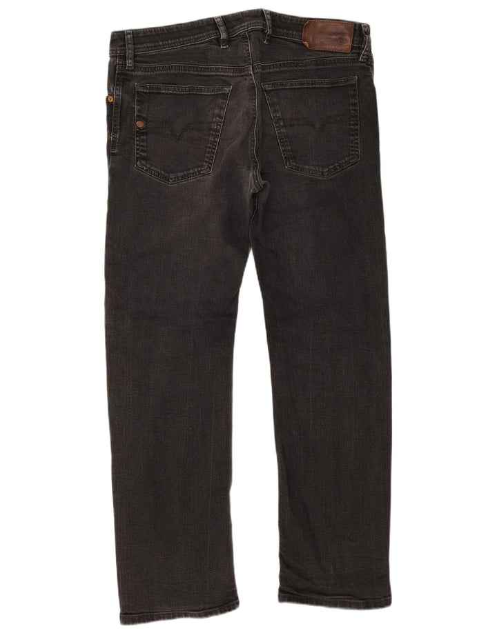 Diesel Hombre Waykee Regular Vaqueros Rectos W32 L30 Algodón Gris