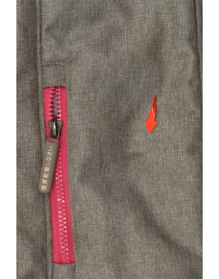 SUPERDRY Chaqueta cortavientos The Windtrekker Graphic para mujer UK 6 XS Gris