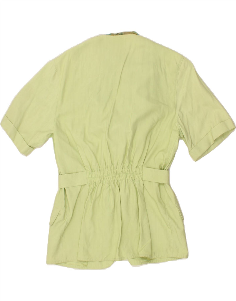LAURA BIAGIOTTI Girls 3 Button 2 Piece Set 14-15 Years W24 Green Viscose Vintage Laura Biagiotti and Second-Hand Laura Biagiotti from Messina Hembry 