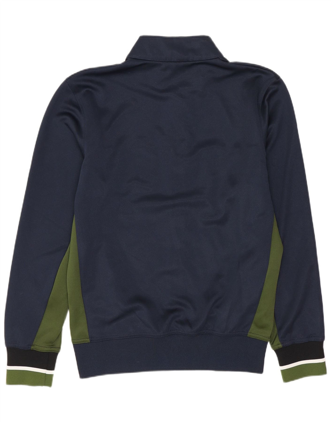 BEN SHERMAN Hombre Chándal Top Chaqueta Pequeña Azul Marino Colorblock Algodón