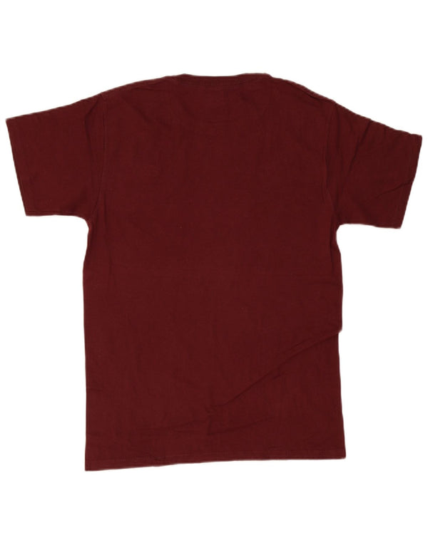 Champion Camiseta para hombre Top Small Borgoña