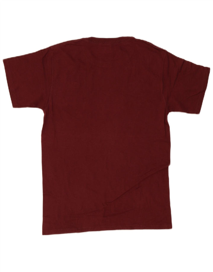 Champion Camiseta para hombre Top Small Borgoña
