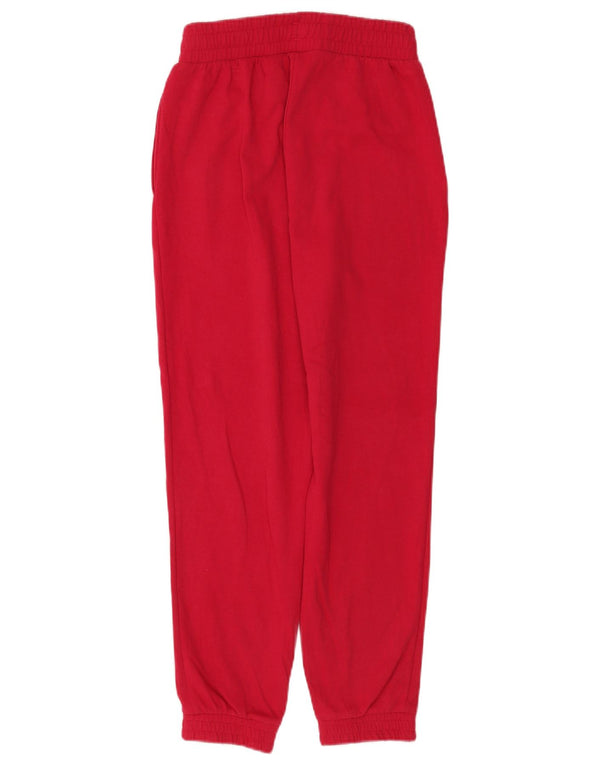 PUMA Womens Graphic Tracksuit Trousers Joggers UK 4 XS  Pink Cotton
