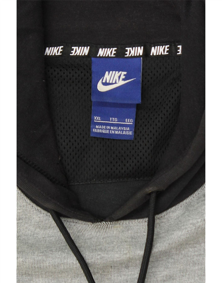 Nike - Sudadera con capucha para hombre, talla 2XL, color gris