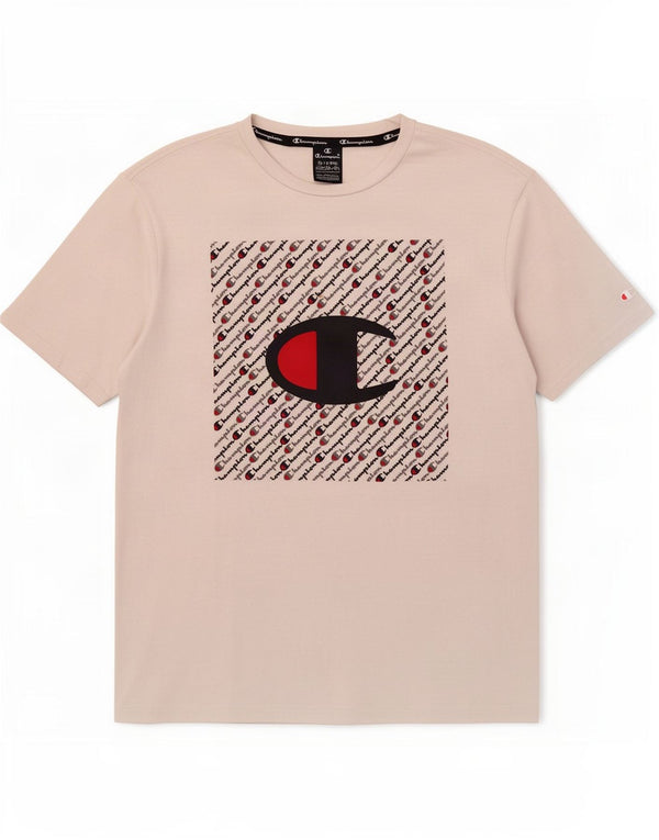 Champion Mens Graphic T-Shirt Top 2XL White Cotton