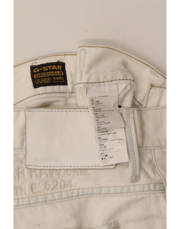 Vaqueros rectos para hombre G-Star W34 L32 Algodón blanco