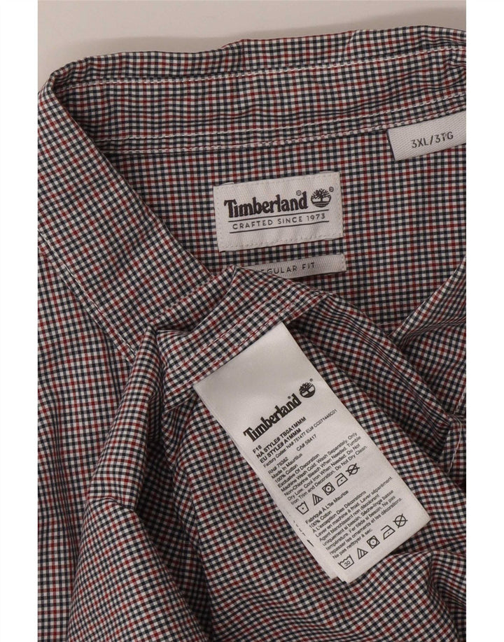 Timberland Camisa de corte regular para hombre 3XL Algodón a cuadros multicolor
